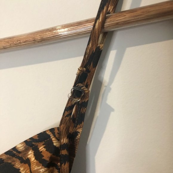 VICTORIA'S SECRET Tiger Stripe Slip Long Cami - Picture 7 of 11